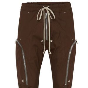 Rick Owens Bauhaus cargo pants - burgundy- size 46